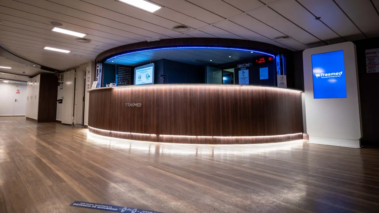 Recepción ferry ciudad de granada