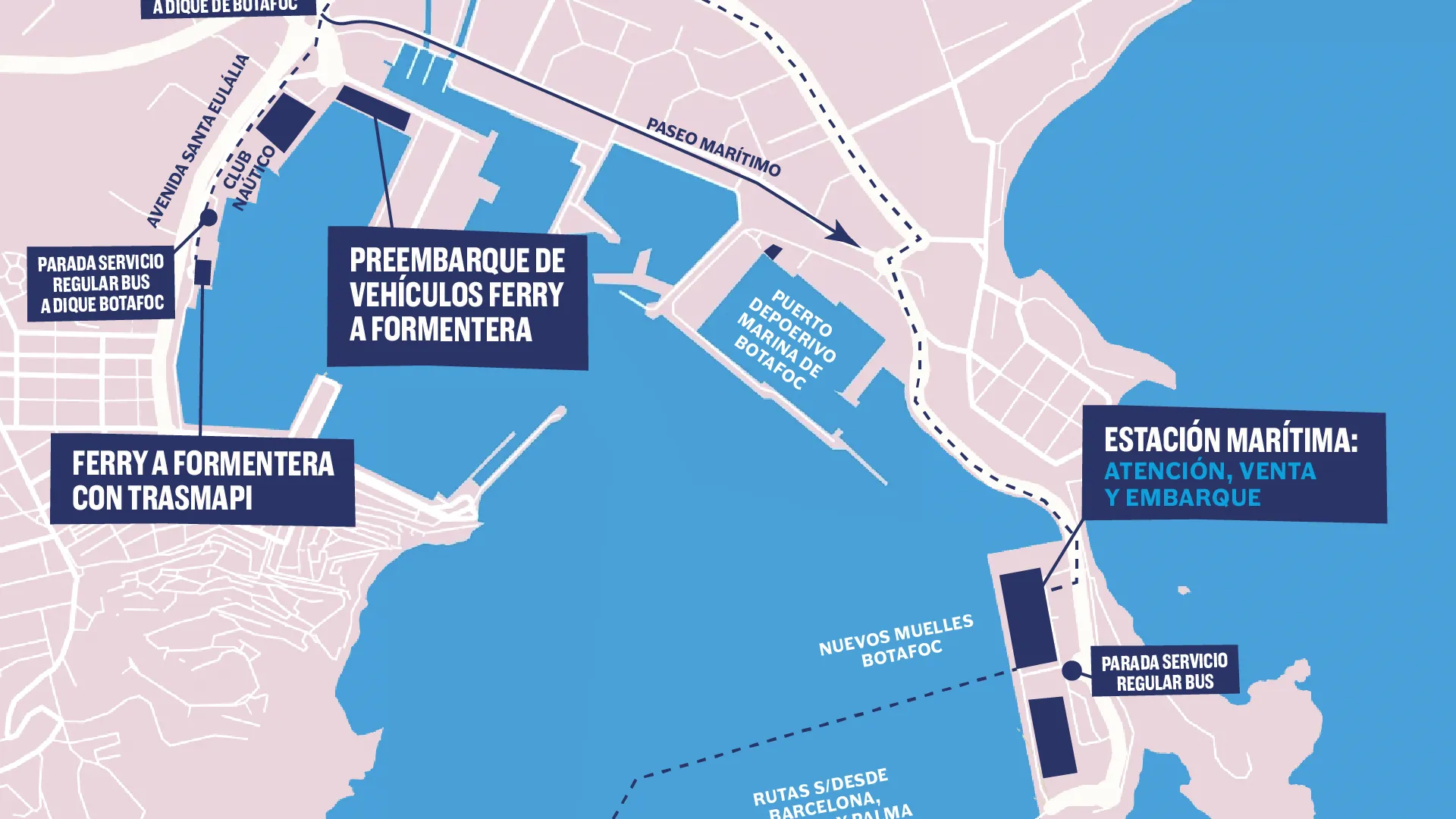 mapa puerto ibiza