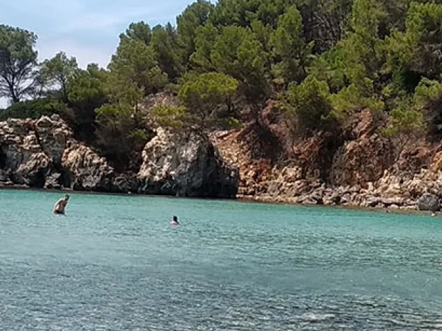 Cómo llegar a cala Escorxada (muy aislada)